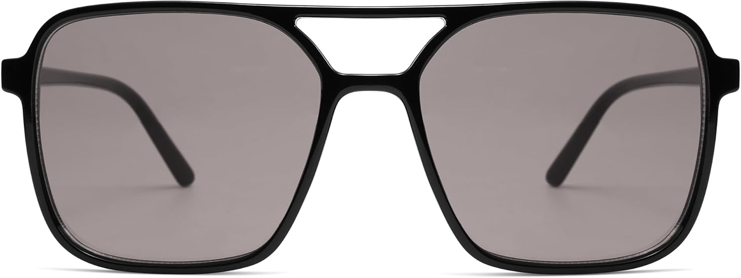 SOJOS Trendy Vintage Aviator Square Sunglasses For Womens Mens Retro 70s UV400 Women Sun Glasses SJ2327