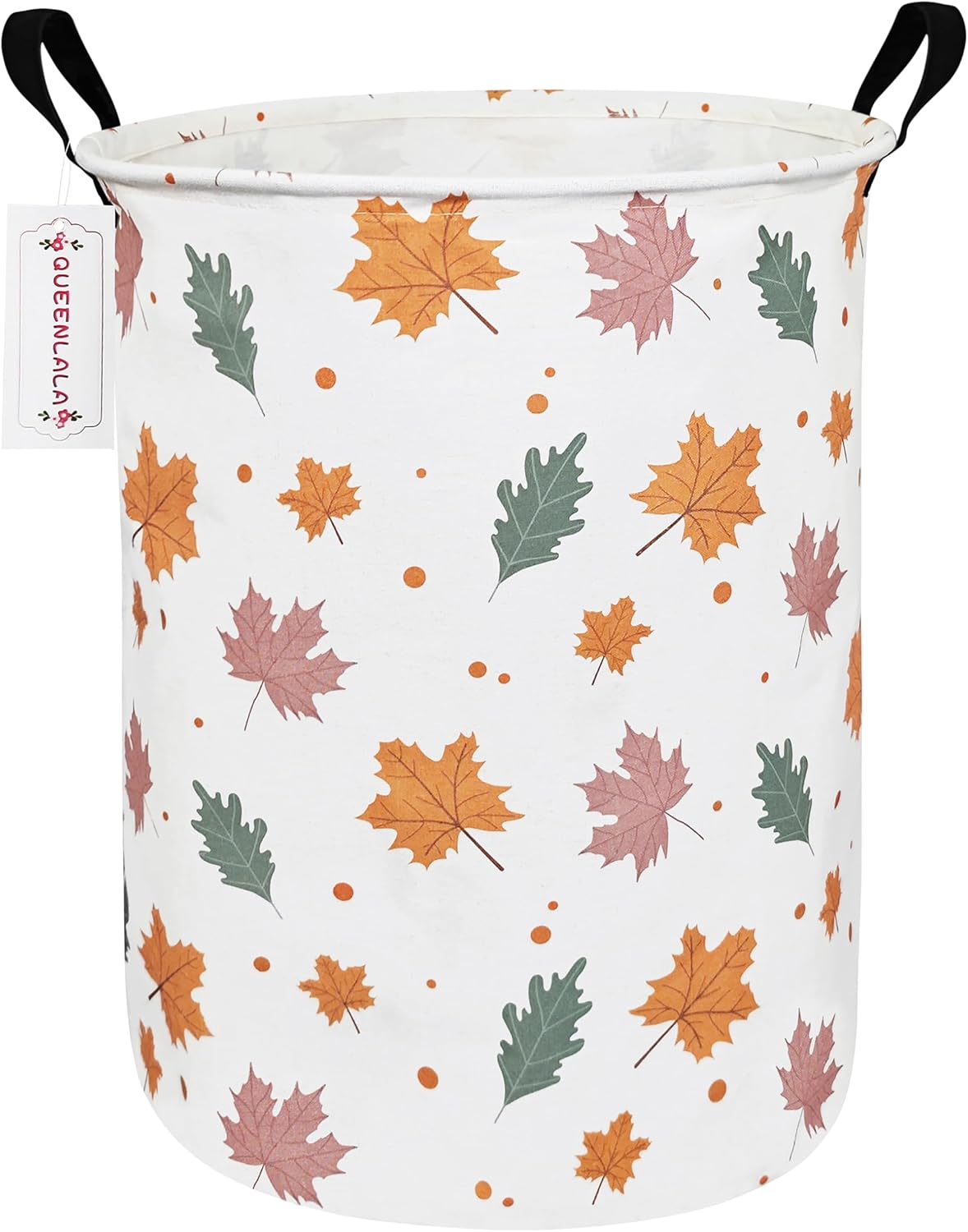 QUEENLALA Large Storage Basket,Laundry Hamper/Bathroom/Home Decor/Collapsible Round Storage Bin,Boys and Girls Hamper/Boxe...