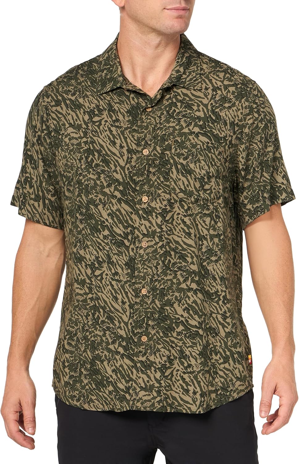 UNIONBAY Men's Rayon Button-up Woven Shirt