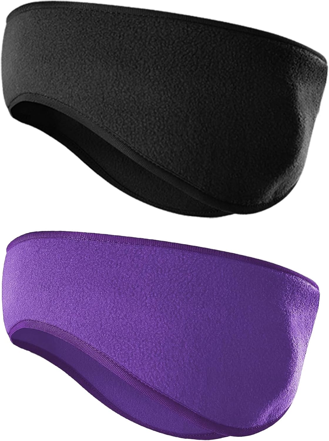 JOEYOUNG Fleece Ear Warmers for Men Women Kids - Winter Headband Ear Muffs Ear Covers for Cold Weather Running Cycling Ski