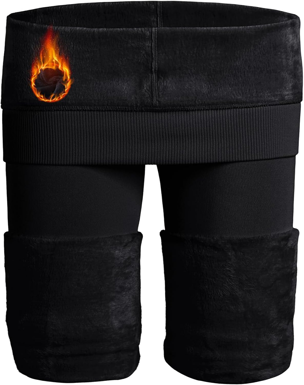 NORMOV Winter Warm Fleece Lined Leggings Women,Thick Thermal Velvet Tights