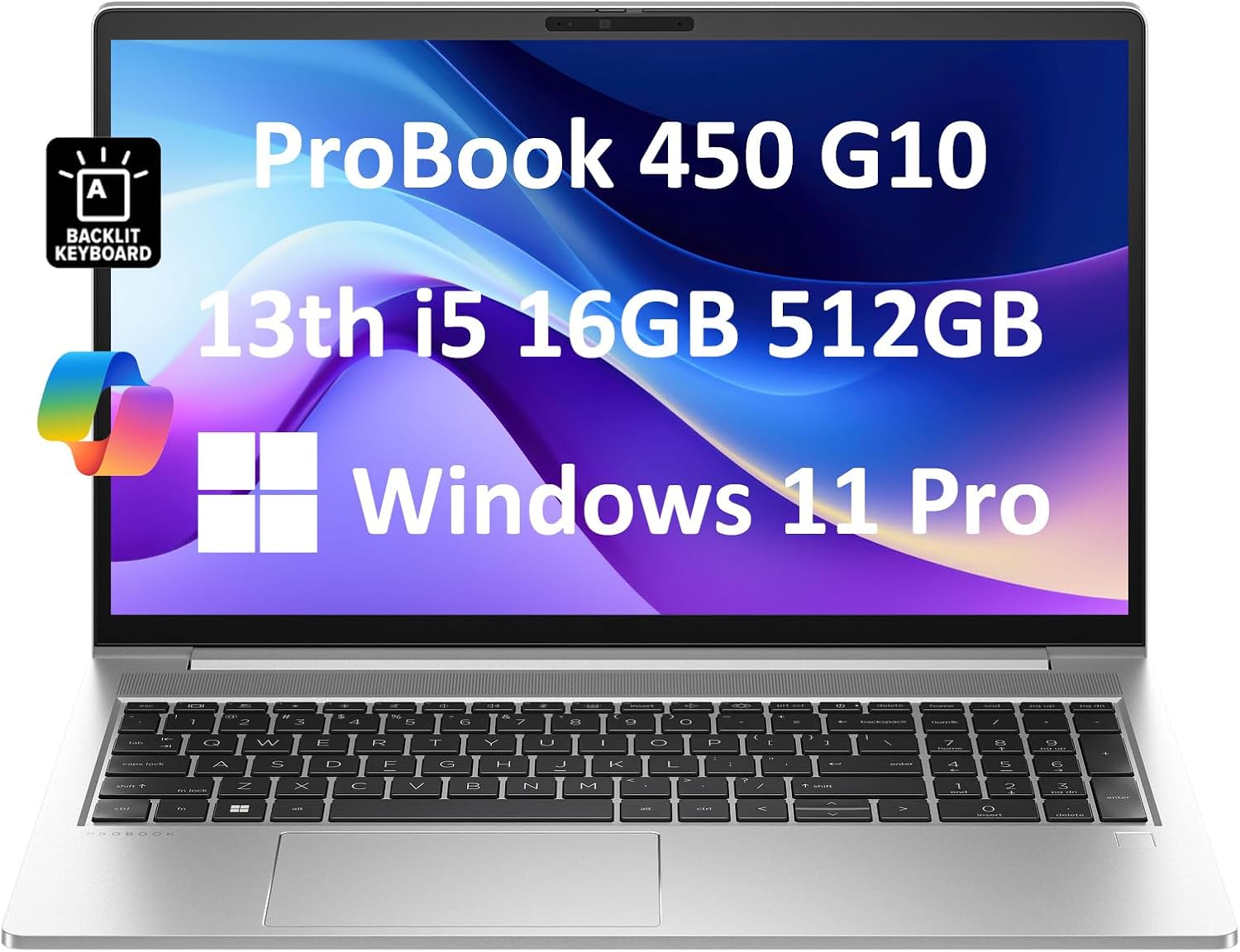 HP ProBook 450 G10 Business Laptop (15.6