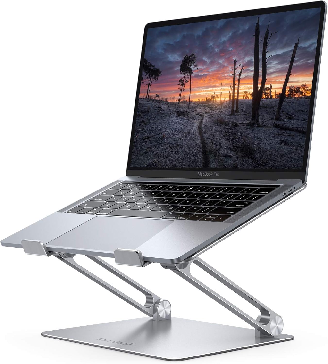 Lamicall Adjustable Laptop Stand, Portable Laptop Riser, Aluminum Laptop Stand for Desk Foldable, Ergonomic Computer Noteb...