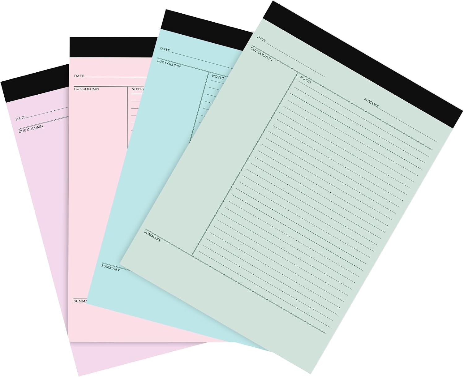 4 Pcs Writing Note Pads 8.5 x 11 Inches College Ruled Legal Pads Lined Paper Notebooks for Office School Teacher Students ...