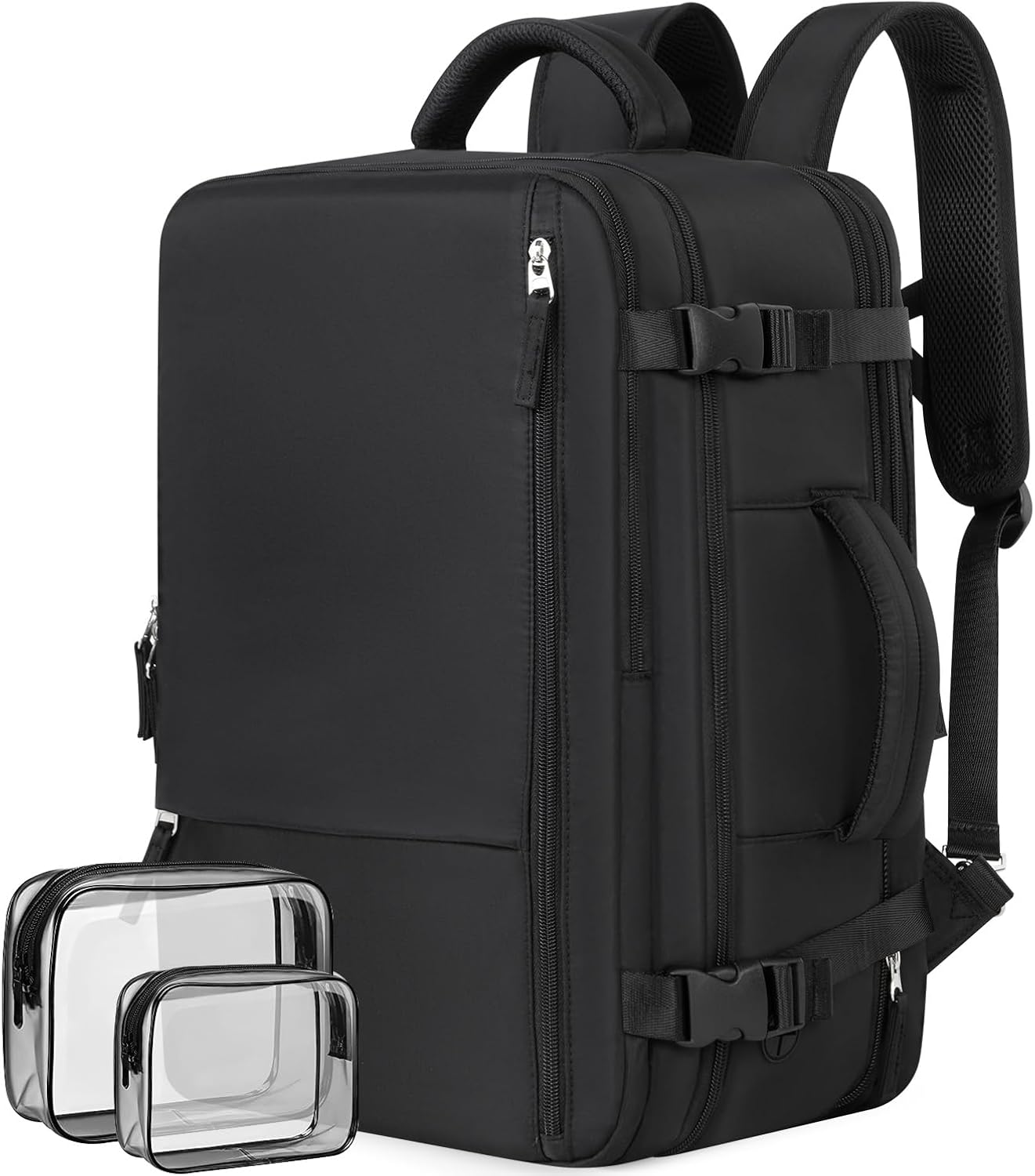 Rinlist Travel Laptop Backpack Carry On Backpack for Men Women Flight Approved College School Computer Bag for Business Hi...