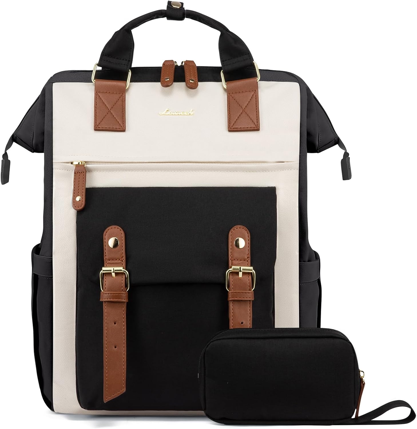 LOVEVOOK 17 Inch Laptop Backpack for Women Work Travel Backpacks Purse, Nurse Bag Teacher Business Laptop Computer Bag, Fa...