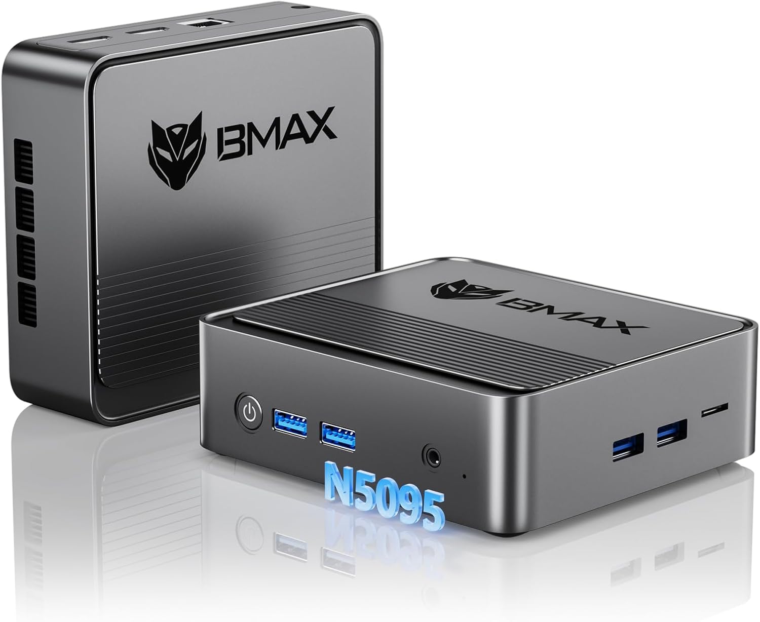 Bmax B3 Mini PC 256GB SSD 8GB LPDDR4, Intel 11th Gen N5095 Processor (up to 2.9GHz) 4C/4T, Auto Power On Mini Desktop Comp...