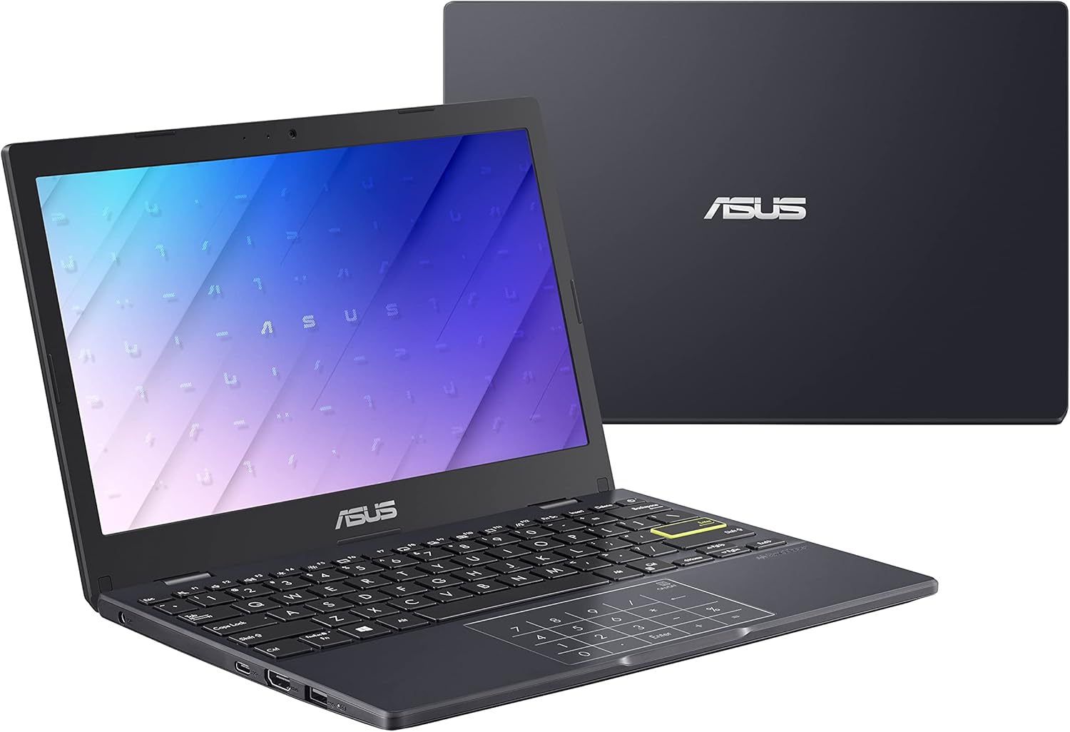 ASUS Notebook E210 11.6” Ultra Thin, Intel Celeron N4020 Processor, 4GB RAM, 64GB eMMC Storage, Windows 10 Home in S Mode ...