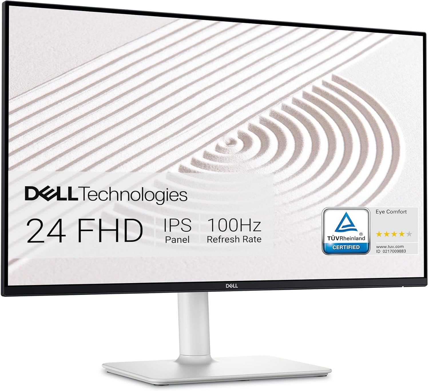 Dell S2425HS Monitor - 23.8 Inch, FHD (1920x1080) Display, 100Hz Refresh Rate 1500:1 Contrast Ratio, TÜV Rheinland Eye Com...