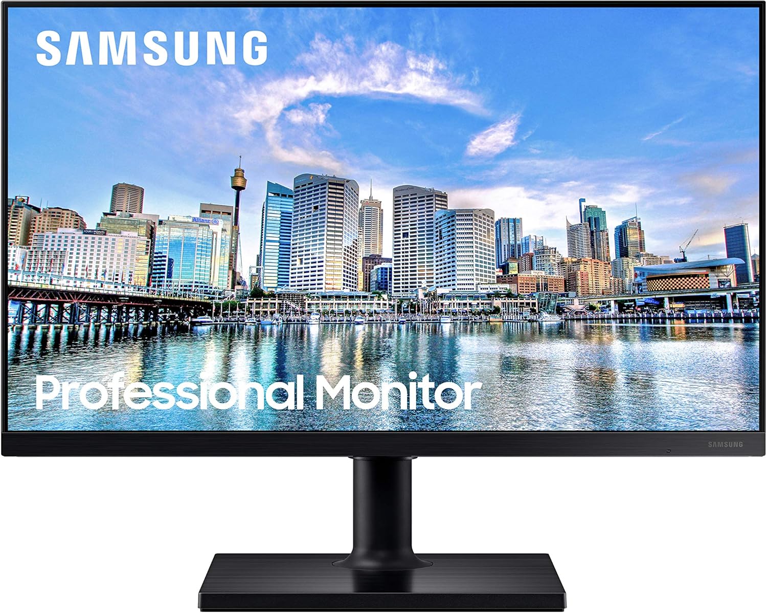 SAMSUNG FT45 Series 27-Inch FHD 1080p Computer Monitor, 75Hz, IPS Panel, HDMI, USB Hub, Height Adjustable Stand, 3 Yr WRNT...