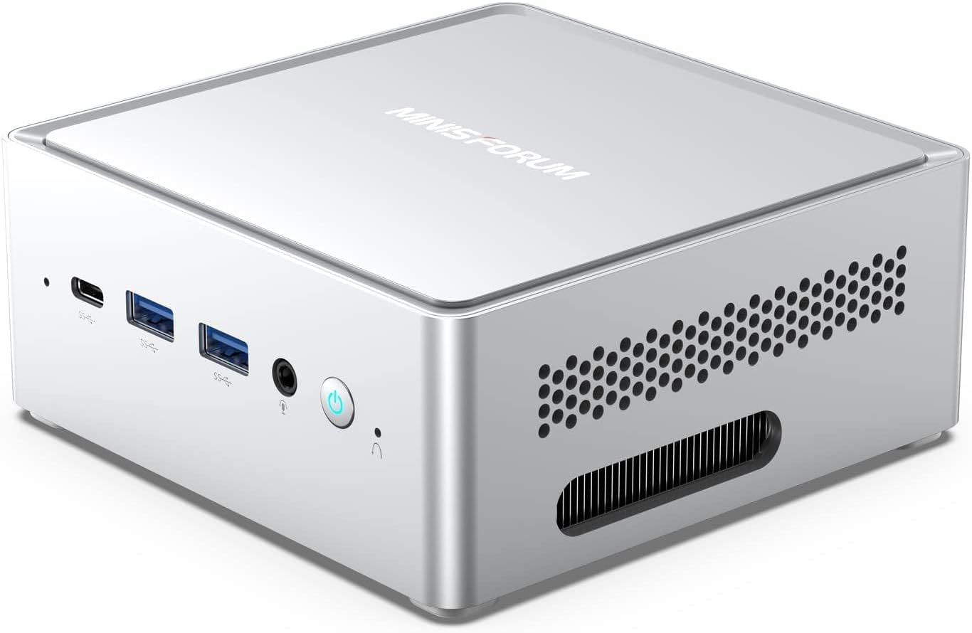 MINISFORUM NAB9 Mini PC Intel Core i9-12900HK HDMI×2+USB-C×2 Video Outputs Mini Computer, 32GB RAM 1TB SSD, 2X 2.5G RJ45 P...