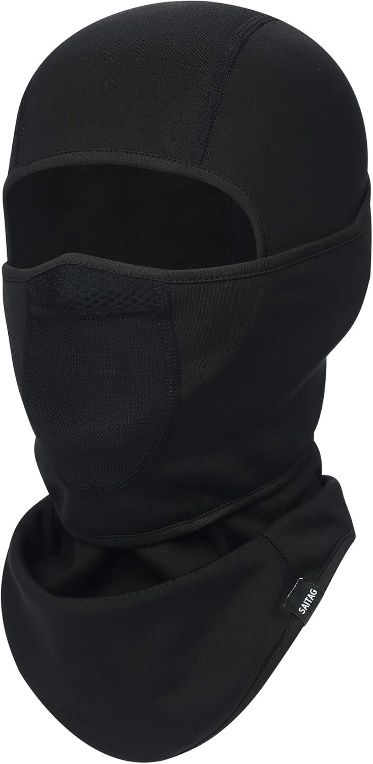 SAITAG Balaclava Ski Mask Warm Face Mask for Cold Weather Winter Skiing Snowboarding Motorcycling Ice Fishing Men