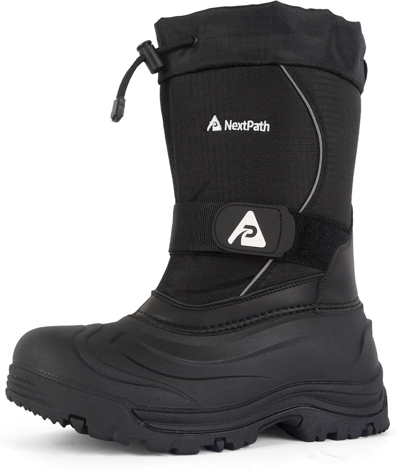 Nextpath Men's Snow Boots 12/14 inch Snow Boots For Men Waterproof Insulated Mens Winter Work Boots with Removable Liner B...