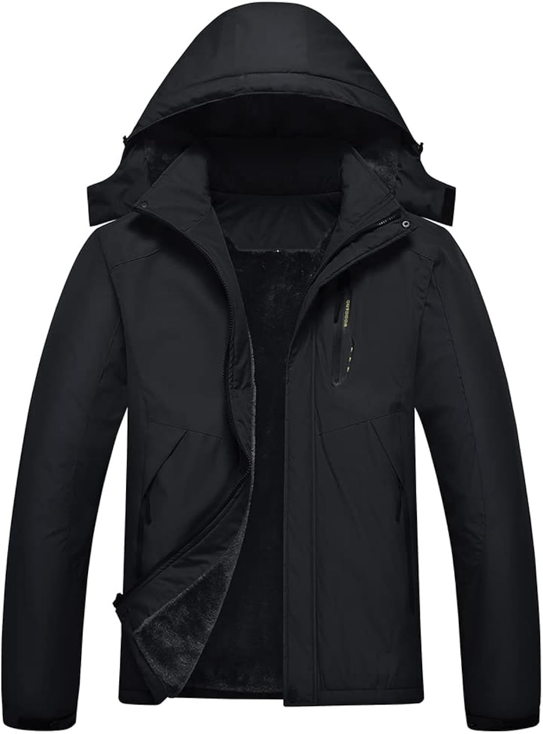 Jingangjin Men's Mountain Waterproof Ski Jacket Winter Windbreaker Warm Hooded Snowboarding Raincoat Jackets