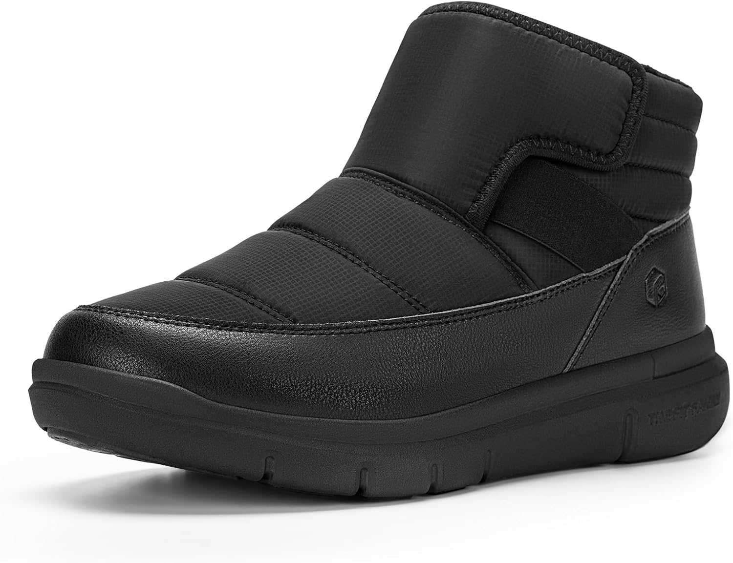 FitVille Mens Winter Boots Wide Width Water Resistant Snow Boots for Men Lightweight Warm Fur Lined