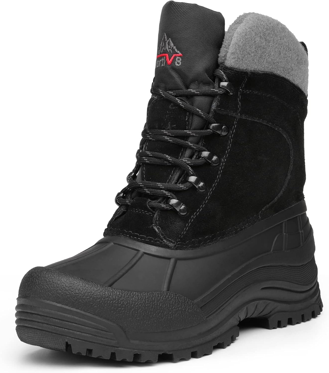 NORTIV 8 Men's Insulated Waterproof Winter Snow Boots TERREY
