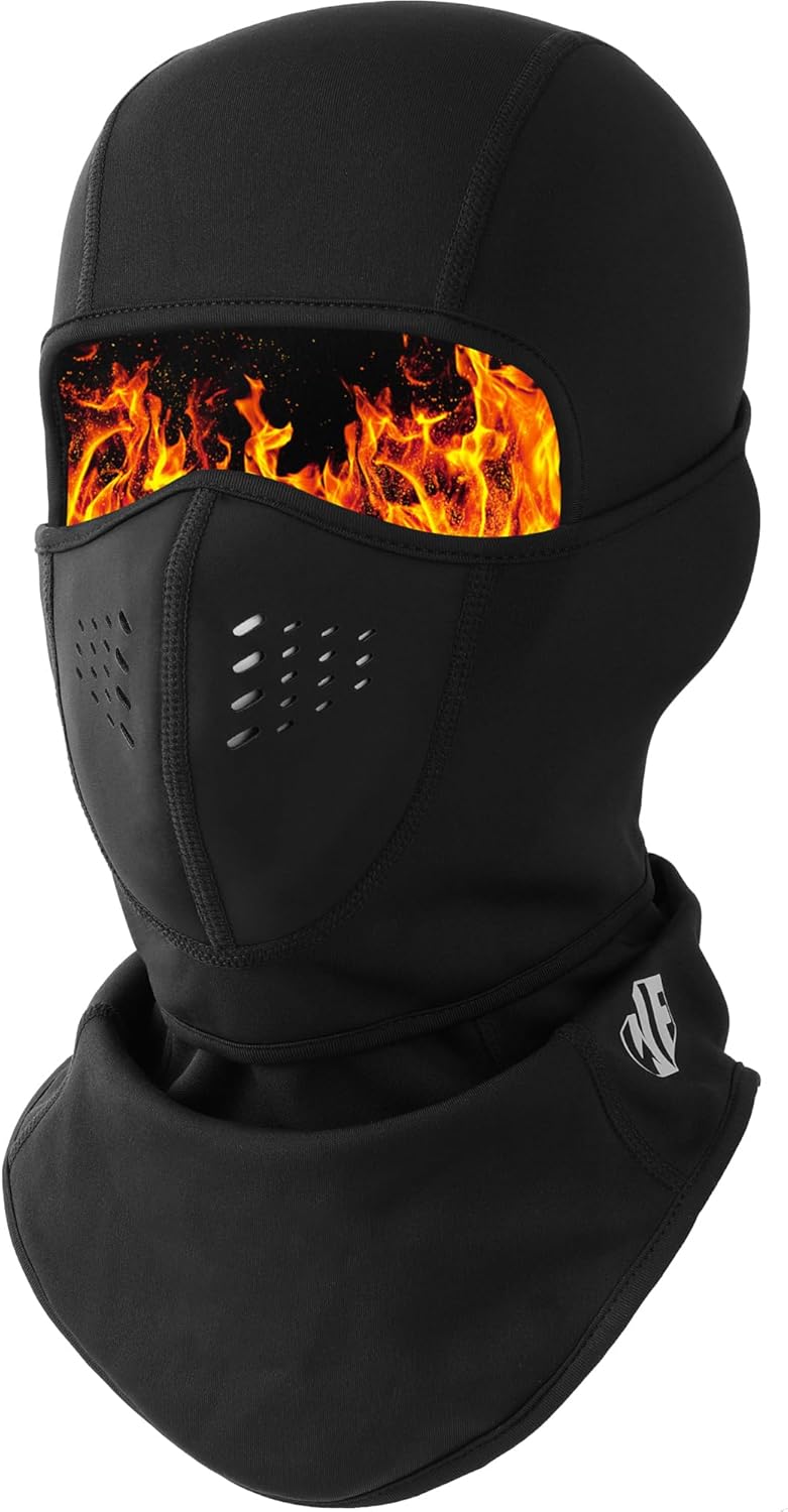 WTACTFUL Breathable Pro - Balaclava Ski Mask with Movable Design - Fleece Warm for Cold Weather Winter Skiing Outdoor Work