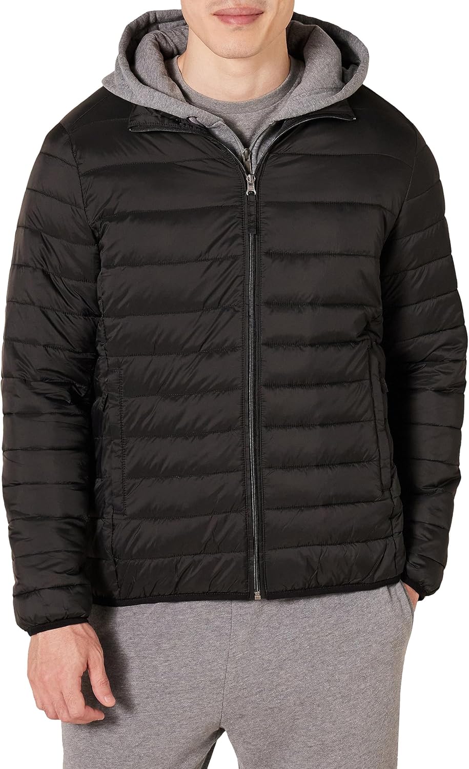Amazon Essentials Mens Packable Lightweight Water-Resistant Puffer Jacket (Available in Big & Tall)