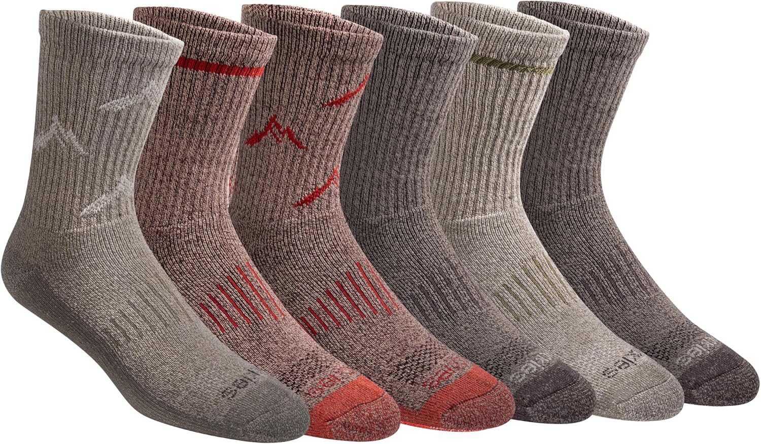 Dickies Men's Dri-tech Moisture Control Mid-crew Comfort Length Socks, Available in M-xl (6, 12 Pairs)