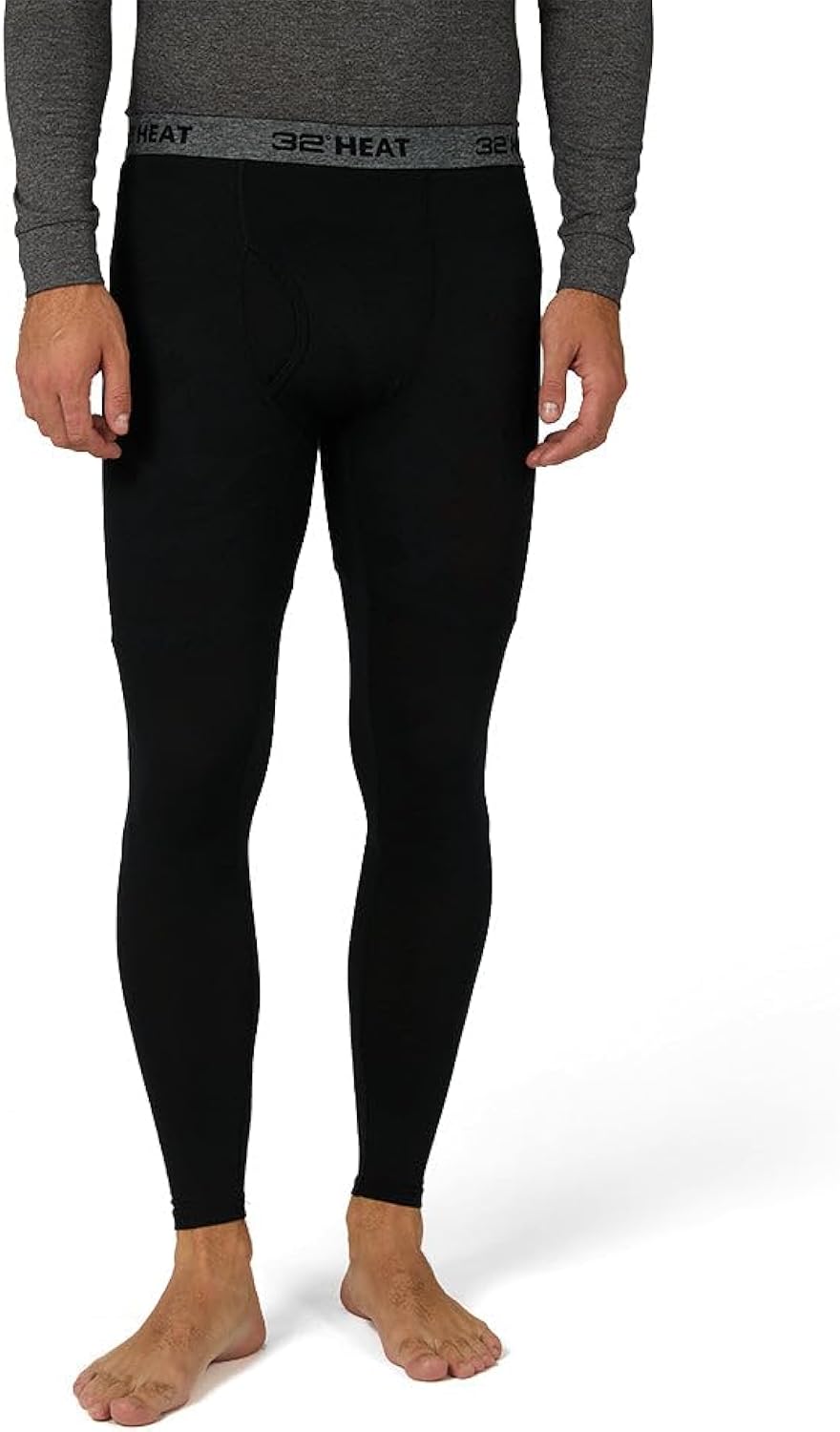 32 Degrees Heat Men's Lightweight Base Layer Legging | 4-Way Stretch | Thermal| Form Fitting