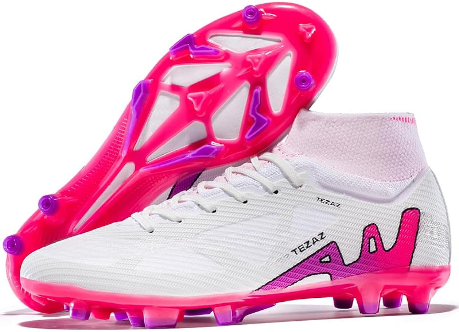 luluboy Men's Soccer Cleats Shoes Football Cleats Shoes Training Athletic Women Professional Sneaker Outdoor for AG/FG