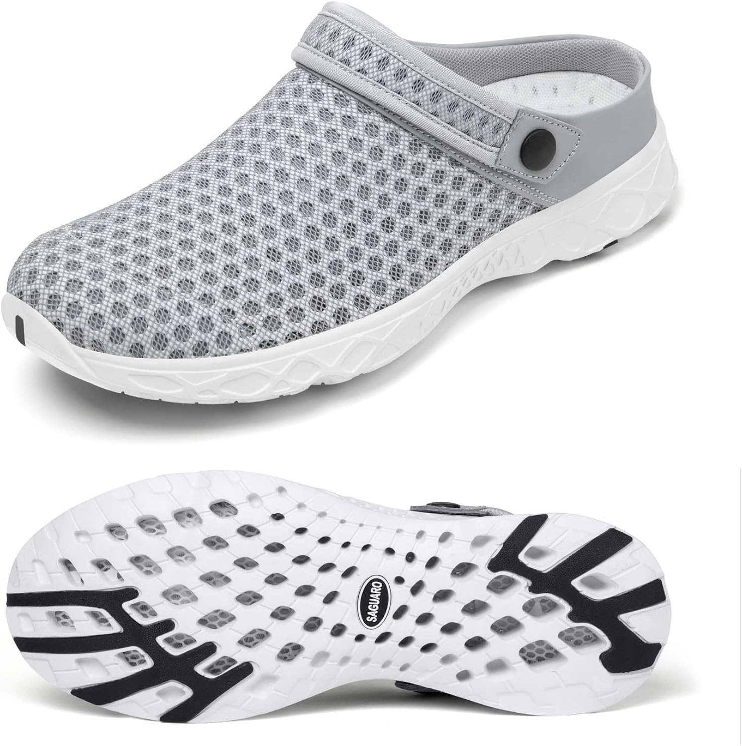 SAGUARO Men's Women's Quick Dry Garden Shoes Lightweight Breathable Gardening Clog Water Shoes Mesh Sandals for Sports Out...