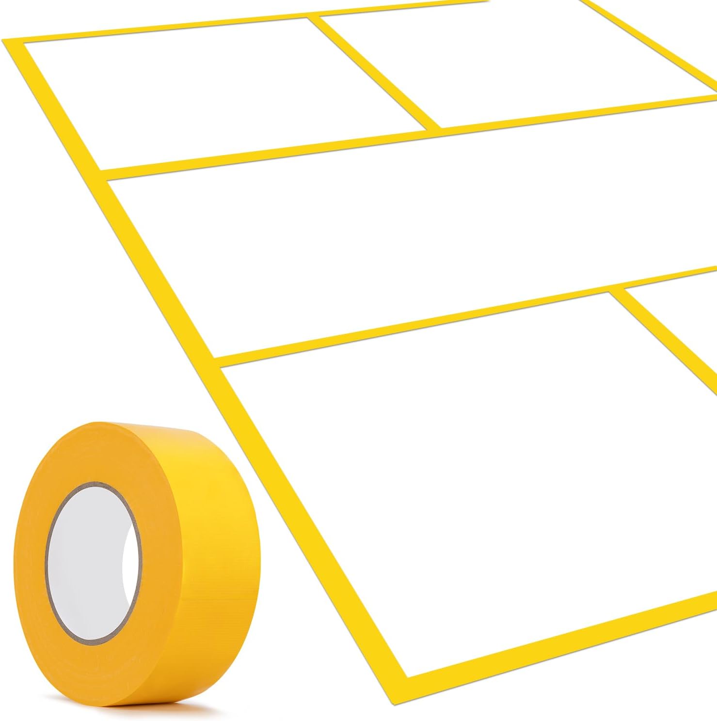 Mibhuvan Outdoor Pickleball Court Tape, 2in x 230FT Pickleball Tape Lines for Indoor Outdoor Sports Court Fast Marking, Su...