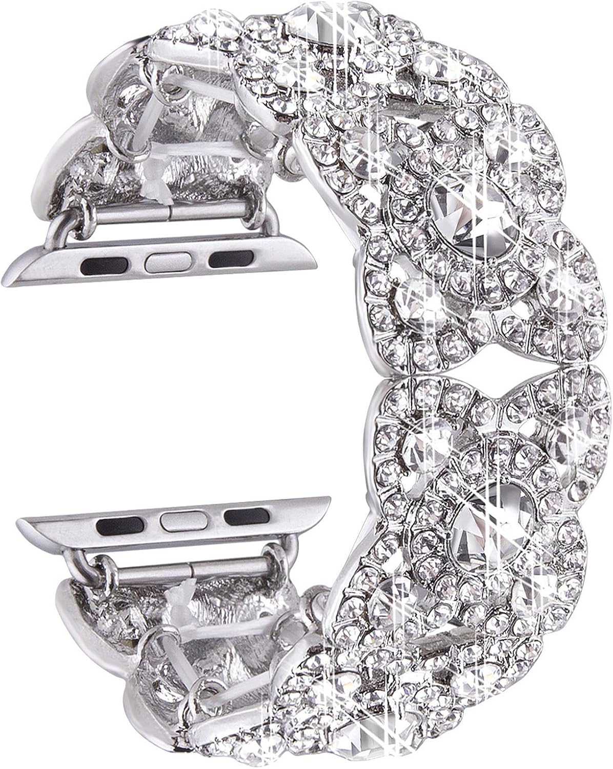 VIQIV Bling Bands for Compatible with Apple Watch 38mm 40mm 42mm 44mm 41mm 45mm 49mm Ultra Iwatch Series 9 8 7 6 5 4 3 2, ...