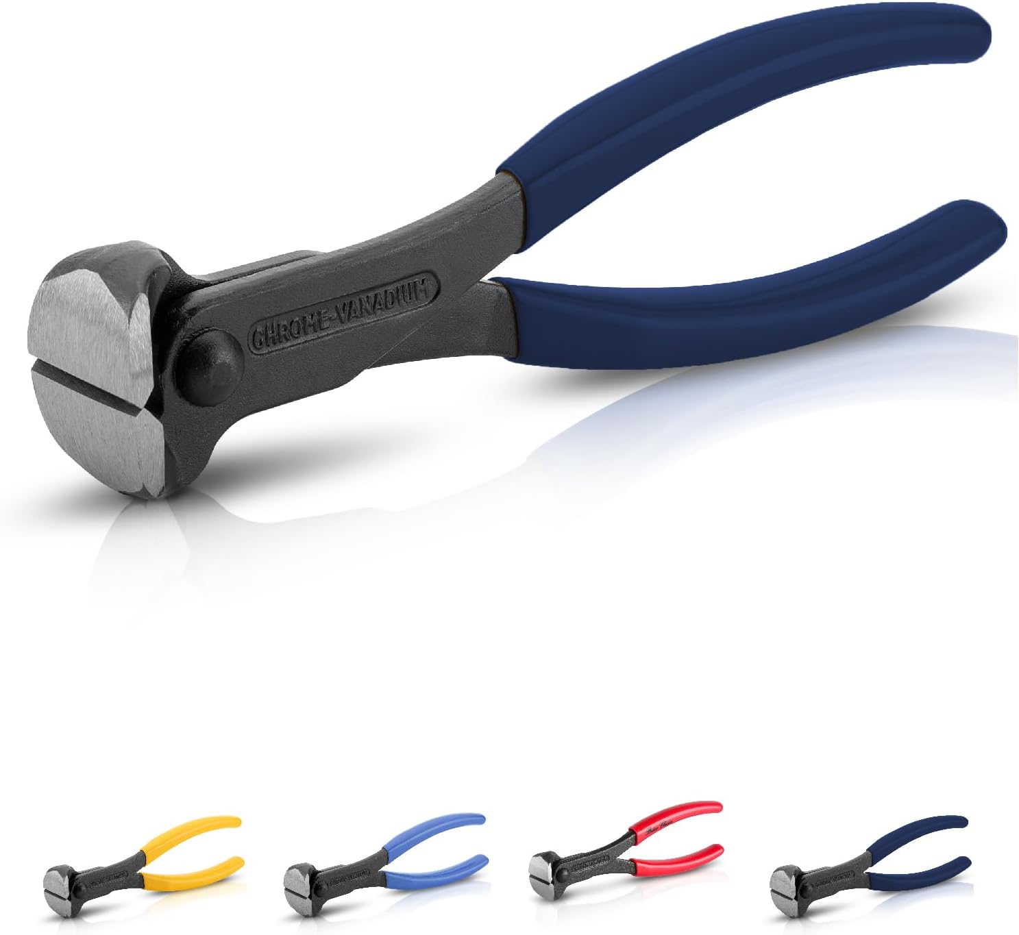 Bates Nail Puller and Staple Remover - Yellow, 2 Pack, Carpenter Tool, End Cutting Pliers, Nippers for Nail Pulling