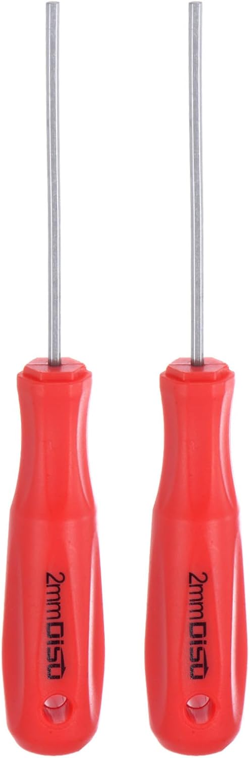 HARFINGTON 2pcs Hex Magnetic Wrench Screwdriver 2x60mm Hex Key Metric Driver with 67mm Handle for Home Improvement Automot...