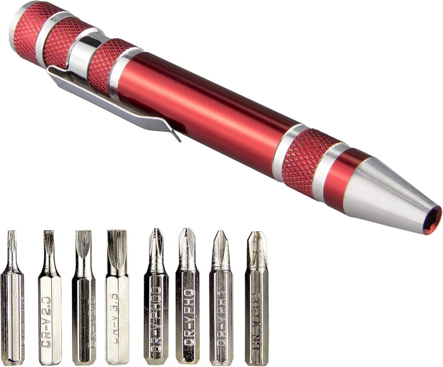 SWATOM 8 in 1 Mini Screwdriver Set Small Screwdrivers Pen Magnetic Repair Tools EDC Compact Precision Gadgets for Computer...