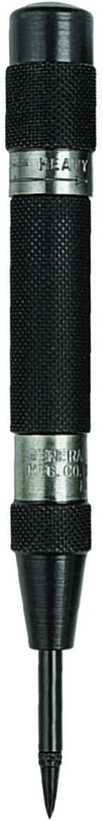 General Tools Utility Automatic Center Punch #70079 - Nail Punch Tool to Mark and Scribe - Machinist Tools